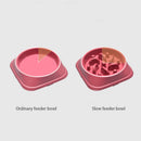 PAWS ASIA Wholesale PP Plastic Portable Slow Eating Non Slip Dog And Cat Bowls