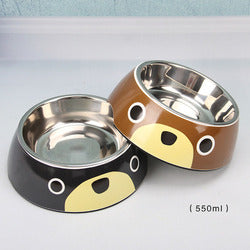 PAWS ASIA Suppliers Printing Customize Melamine Outdoor Portable Feeding Food Dog Bowl Cat