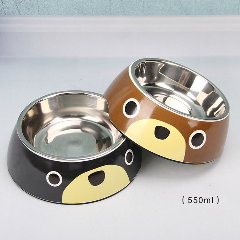 PAWS ASIA Suppliers Printing Customize Melamine Outdoor Portable Feeding Food Dog Bowl Cat