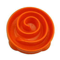 PAWS ASIA Supplier Custom Logo Design Eco Friendly Plastic Pet Slow Food Feed Dog Bowl