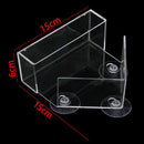 PAWS ASIA Manufacturers Acrylic Outdoor Suction Cups Window Wild Bird Feeder Food House Aviary
