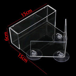 PAWS ASIA Manufacturers Acrylic Outdoor Suction Cups Window Wild Bird Feeder Food House Aviary