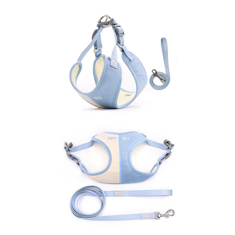 PAWS ASIA Amazon New Hot Sale Luxury Premium Embroidered Pet Harness Leash For Small Dog Cat6