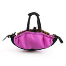 PAWS ASIA Factory Mesh Travel Multifunctional Portable Round Dog Bed Or Mat Pet Bag With Handle