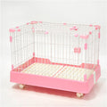 PAWS ASIA Manufacturers Wholesale Sale High Quality Stainless Outdoor Cheap Heavy Duty Plastic Floor Cage For Dogs