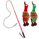 PAWS ASIA Manufacturers Outside Interactive Retractable Training Hunting Funny Stuffed Dog Toys Wand