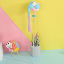 PAWS ASIA Manufacturers Plastic Colorful Tassel Interactive Teaser Cat Toy Wand With Bell