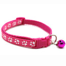 PAWS ASIA Wholesale Pet Supplies Cheap Fashion Adjustable Safety Release Dog Cat Collar With Bell