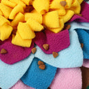 PAWS ASIA Wholesale Foldable Non Slip Pet Feeding Nosework Treats Mat Dog Sniffing Mat Puppy Training