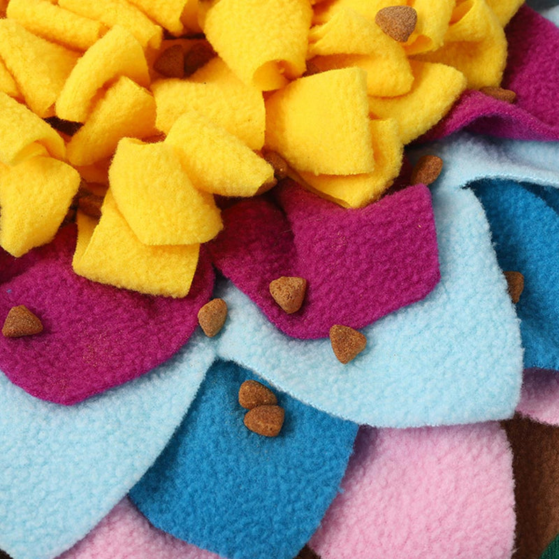 PAWS ASIA Wholesale Foldable Non Slip Pet Feeding Nosework Treats Mat Dog Sniffing Mat Puppy Training