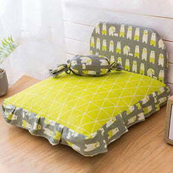 PAWS ASIA Wholesale Washable Fancy Personalized Breathable Cute Dog Bed With Blanket And Pillow
