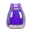 PAWS ASIA Wholesale Fashion Hiking  Portable Transparent Clear Pet Carrier Cat Backpack Dog