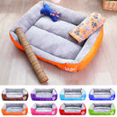 PAWS ASIA Factory Wholesale Outdoor Fashion Sofa Pet Square Bed For Large Dogs