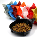 PAWS ASIA Manufacturers Multi Color Modern Cute Shape Non Slip Melamine Cat Bowl Dog