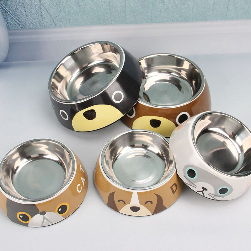 PAWS ASIA Suppliers Printing Customize Melamine Outdoor Portable Feeding Food Dog Bowl Cat
