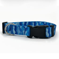 PAWS ASIA Shopee Hot Sale Summer Luxury Nylon Camo Breathable Large Dog Collar