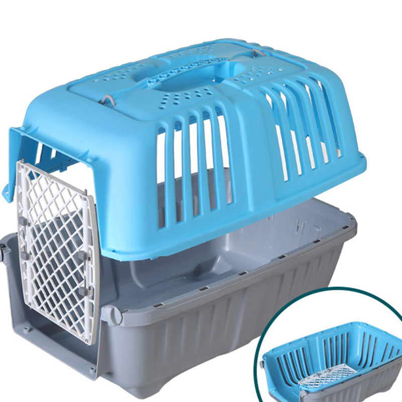 PAWS ASIA Factory Plastic Outdoor Cheap Giant Single Door Cat Dog Cage Carrier For Transport