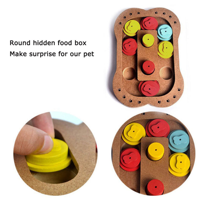 PAWS ASIA Suppliers New Design Multifunctional Durable IQ Training Puzzle Treat Dog Toys