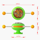 PAWS ASIA Suppliers Wholesale Custom Eco Friendly Automatic Tease Interactive Amusing Suction Cup Cat Toy With Catnip