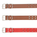 PAWS ASIA Suppliers Custom Personalized Pu Leather Metal Studded Dog Collar With Spikes