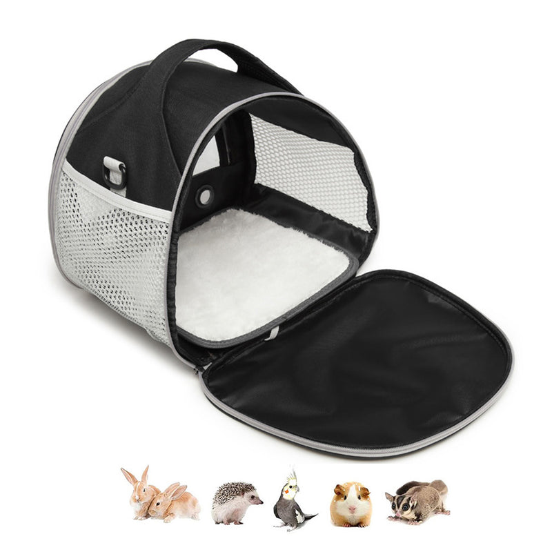 PAWS ASIA Suppliers Hot Selling Portable Outdoor Travel Breathable Foldable Shoulder Small Pet Carrier Bag Bird Hamster Squirrel