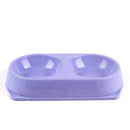 PAWS ASIA Suppliers Cheap Cute Anti Over Round Dual Purpose Pet Feeding Bowls For Cat Dog