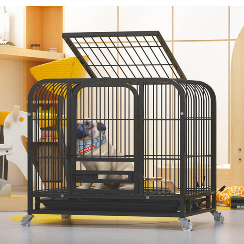 PAWS ASIA Suppliers Pet Carrying Large Dog Cages Metal Kennels With Wheels And Trays