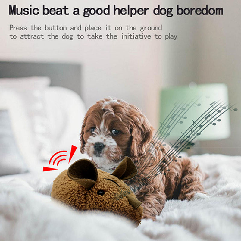 PAWS ASIA Manufacturers Cute Plush Mouse Squeaky Interactive Durable Chew Play Electronic Dog Toys