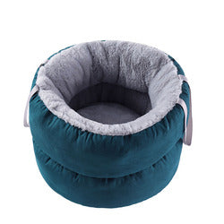 PAWS ASIA Ebay Top Sale Winter Deluxe Outdoor Portable Pink Warm Cave Cat Kennel Dog