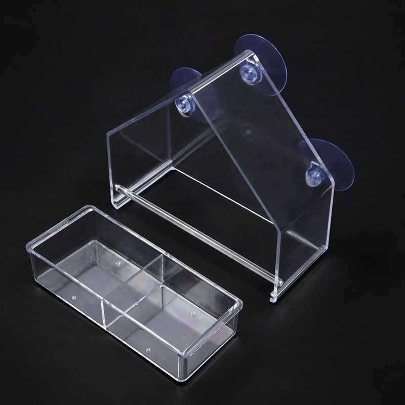 PAWS ASIA Wholesale Cheap Plastic Clear Removable Wild Bird Feeder For Outdoors Hanging