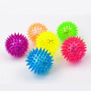 PAWS ASIA Wholesale Rubber Glow Squeekers Thorn Exercise Interactive Pet Toys Ball