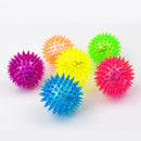 PAWS ASIA Amazon New Rubber Squeaky Glow Exercise Interactive Thorn Pet Toys Ball Dog4