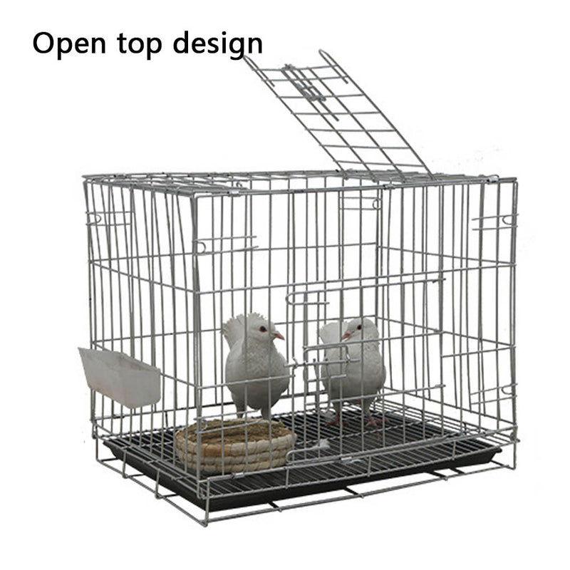 PAWS ASIA Wholesale Foldable Stacked Wire Commercial Pigeon Large Bird Cage For Sale With Tray