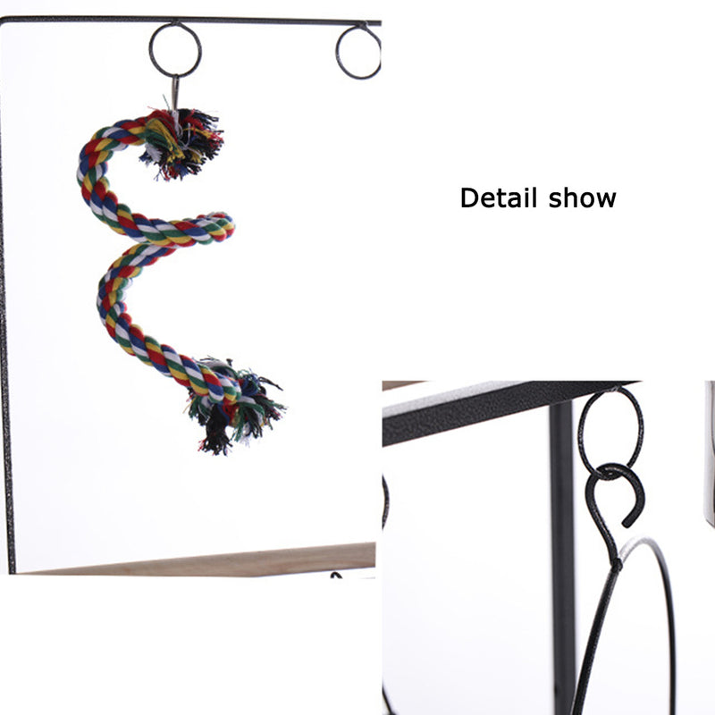 PAWS ASIA Manufacturers New Tease Pet Parrot Stand Frame Large Open Bird Cage With Wheel