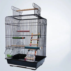 PAWS ASIA Chinese Manufacturer Hot Sale Metal Luxury Hanging Breeding Cage Love Birds With Plastic Trays