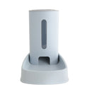 PAWS ASIA Wholesale New Large Automatic Plastic Double Storable Dog Food And Water Bowl 3.8L