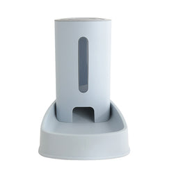 PAWS ASIA Wholesale New Large Automatic Plastic Double Storable Dog Food And Water Bowl 3.8L