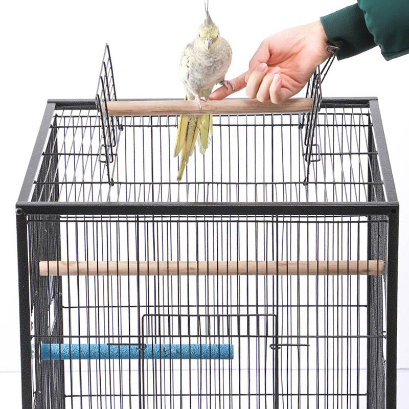 PAWS ASIA Chinese Factory Metal White Parrot Macaw Open Top Breeding Big Bird Cage With Tray Aviary