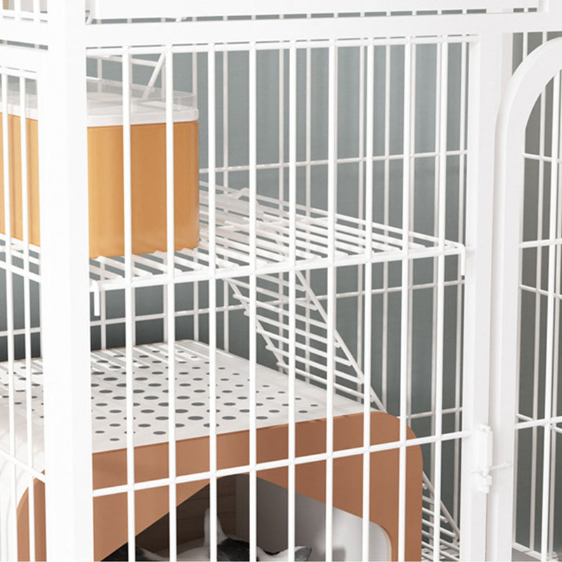 PAWS ASIA China Manufacturer Custom Made Metal Indoor Large Cat Cage 4 Layer With Tray