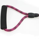 PAWS ASIA Custom Soft Polyester Stripe Color Double Dog Leash With Comfortable Handle