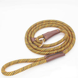 PAWS ASIA Factory White Luxury Durable Personalized Fancy Stripe Pet Dog Leash Thick Rope