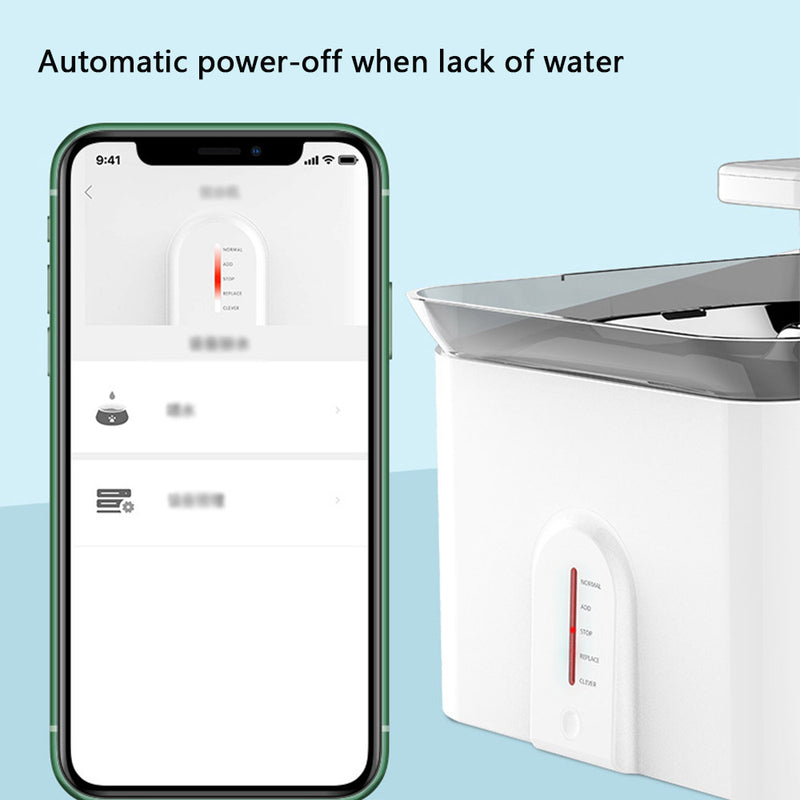 PAWS ASIA Suppliers High Quality Mobile Phone App Control Automatic Pet Water Feeder Cat Dog