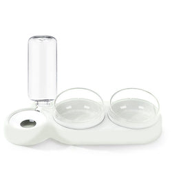 PAWS ASIA Wholesale Eco Friendly Plastic Modern Three Dog Bowl Cat Automatic Water Feeding