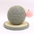 PAWS ASIA Wholesale Eco Friendly Durable Sisal Interactive Cute Cat Toy Ball Scratcher With Bell