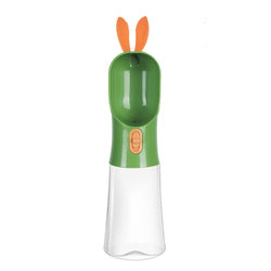 PAWS ASIA Suppliers Travel Portable Food Grade 2 In 1 Dog Water Bottle For Hiking And Walking
