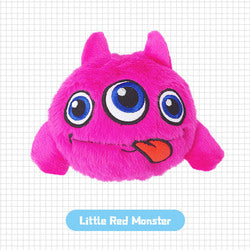 PAWS ASIA Wholesale Soft Plush Moving Chew Teeth Cleaning Activity Automatic Electric Pet Toy Squeak Monster