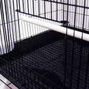 PAWS ASIA China Wholesale Metal Wire Mesh Square Small Bird Cages With Bowl For Sale