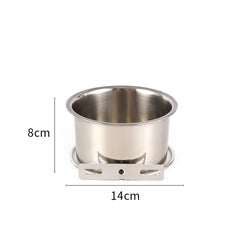 PAWS ASIA Factory Stainless Steel Height Adjustable Portable Pet Travel Transport Feeding Fixed Hanging Dog Bowl