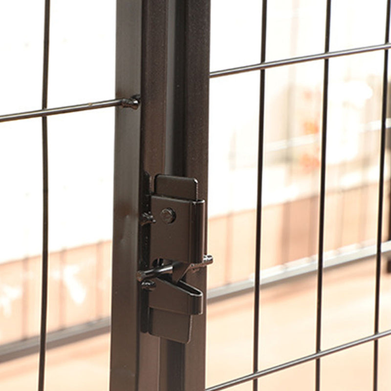 PAWS ASIA Suppliers Large Indoor Metal Foldable Expandable Dog Fence With 8 Panels Pet Exercise Kennel Playpen