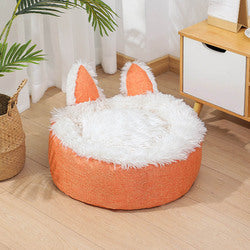 PAWS ASIA Supplier Best Selling Eco Friendly Comfortable Fluffy Velvet Cute Cat Bed Pet Dog